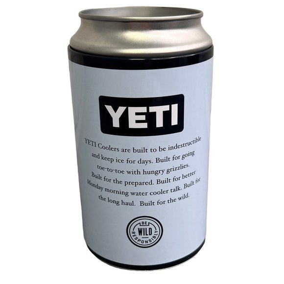 Yeti Pop Top Limited Edition Empty Can Storage Stash Collection Container Hide A - Picture 2 of 7